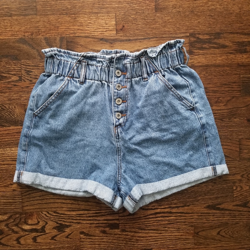 🚫SOLD🚫S.O.N.G▪︎Paperbag Denim Shorts